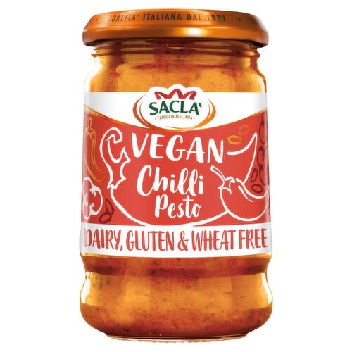 Sacla Vegan Chilli Pesto (190 g)