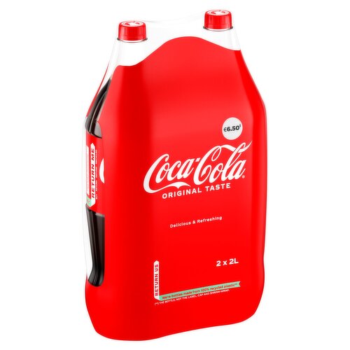 Coca Cola Original Bottle Twin Pack (2 L)