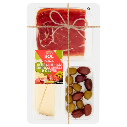 A Taste of Sol Serrano, Cheese & Olives Tapas Platter (100 g)