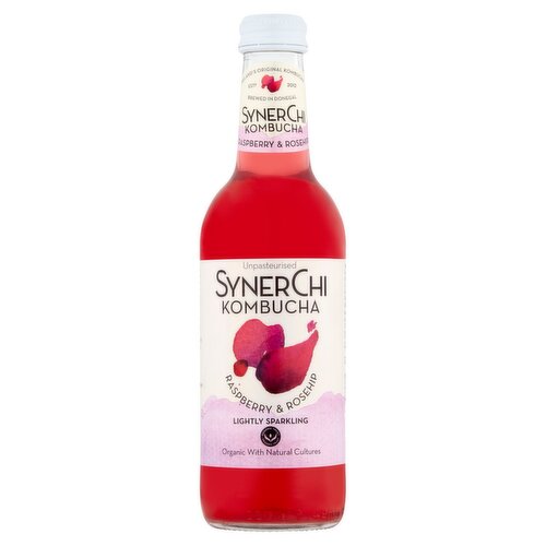 Synerchi Kombucha Raw Raspberry & Rosehip (330 ml)