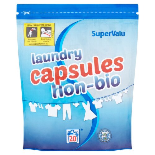 SuperValu Non Bio Laundry Liquid Capsules (20 Piece)