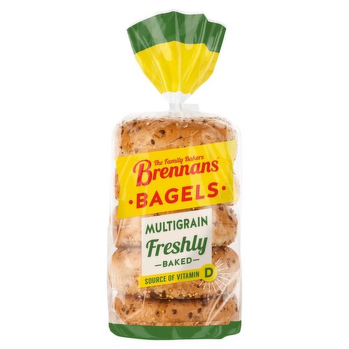 Brennans Multigrain Bagels 5 Pack (450 g)