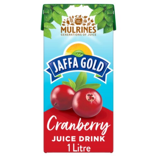 Jaffa Gold Cranberry Juice Drink No Added Sugar (1 L)