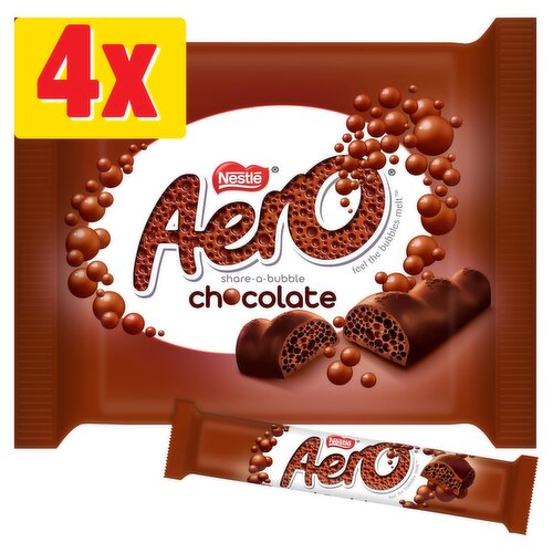 Nestle Aero Purely Chocolate Bar 4 Pack (27 g)