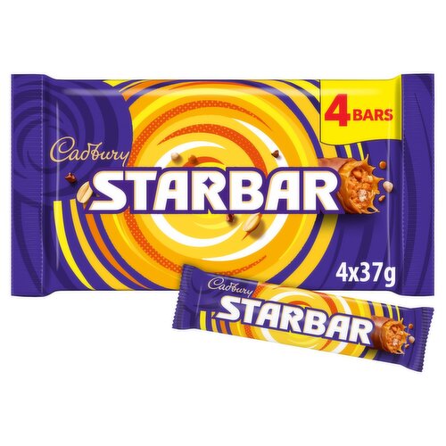 Cadbury Starbar Chocolate Bar 4 Pack (37 g)