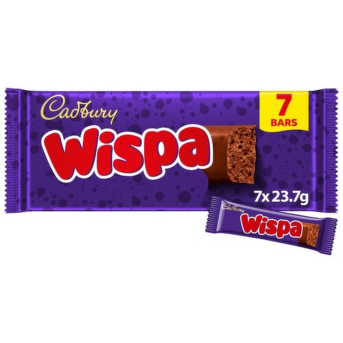 Cadbury Wispa Chocolate Bar 7 Pack (21.5 g)