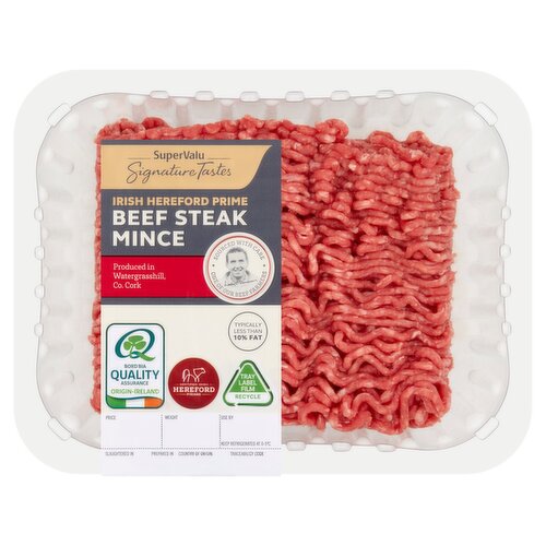 SuperValu Signature Tastes Irish Hereford Beef Steak Mince (454 g)