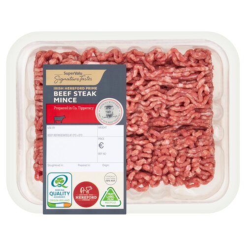 SuperValu Signature Tastes Irish Hereford Prime Beef Steak Mince (400 g)