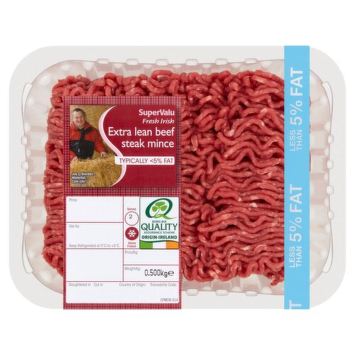 SuperValu Fresh Irish Extra Lean Round Steak Mince (500 g)