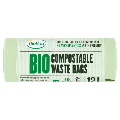 BioBag 12 Litre Compostable Waste Bags (14 Piece)