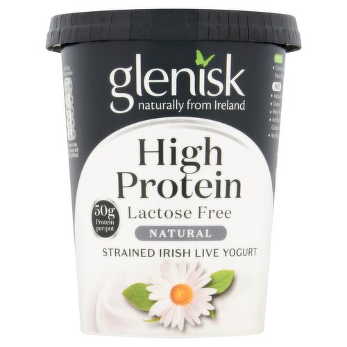 Glenisk 0% Fat Natural Protein Yogurt (500 g)