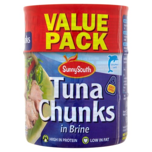 Sunny South Tuna Chunks in Brine 3 Pack (160 g)