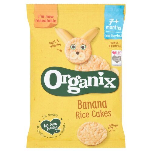 Organix Banana Rice Cakes 7+ Months (50 g)