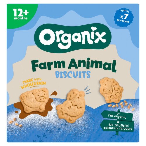 Organix Farm Animal Biscuits 12+ Months (100 g)