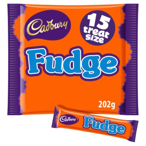 Cadbury Fudge Chocolate Bars Treatsize Bag  (202 g)