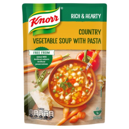 Knorr Soup Rich & Hearty Country Vegetable with Pasta Soup (390 g)