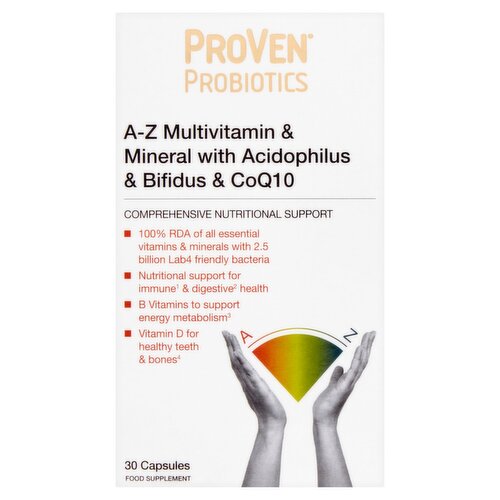 Proven A-Z Multivitamin With Probiotics & Coq 10 (50 g)