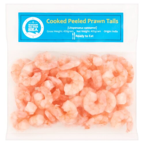 Window to Sea Cooked Peeled Prawn Tails (450 g)