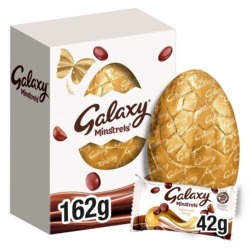 Galaxy Minstrels Milk Chocolate Easter Egg Large (162 g)