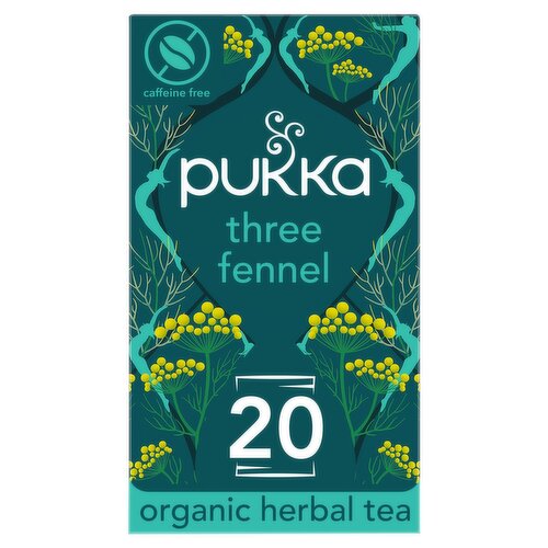 Pukka Organic Three Fennal Herbal Tea (36 g)