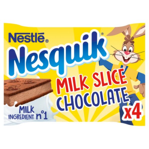 Nesquik Chocolate Milk Slice Snack 4 Pack (26 g)