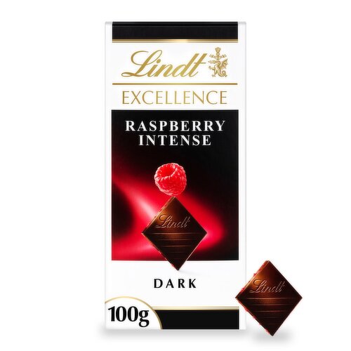 Lindt Excellence Raspberry Intense Dark Chocolate Bar (100 g)