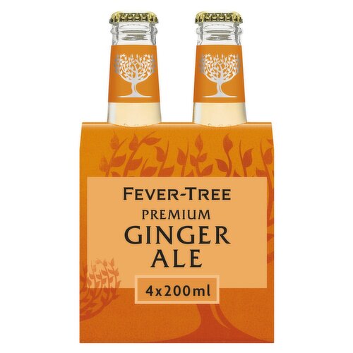 Fever-Tree Premium Ginger Ale 4 Pack (200 ml)