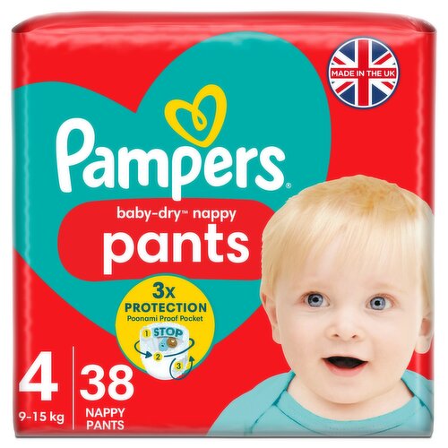 Pampers Babydry Pants Size 4 Ep (38 Piece)