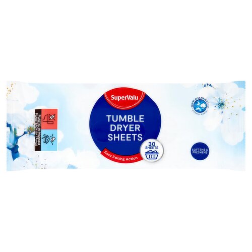 SuperValu Tumble Dryer Sheets 30 Pack (226 g)