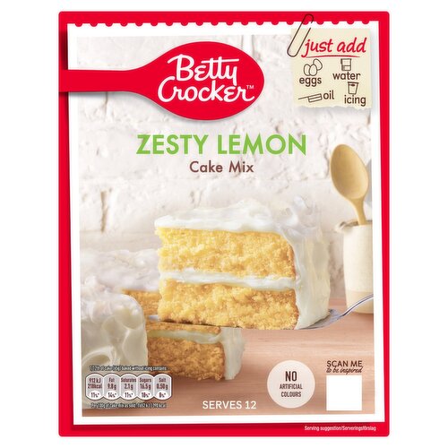 Betty Crocker Zesty Lemon Cake Mix (425 g)