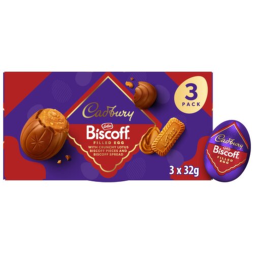 Cadbury Lotus Biscoff Egg 3 Pack (32 g)