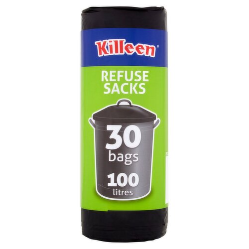 Killeen 100l Refuse Sacks  (30 Piece)