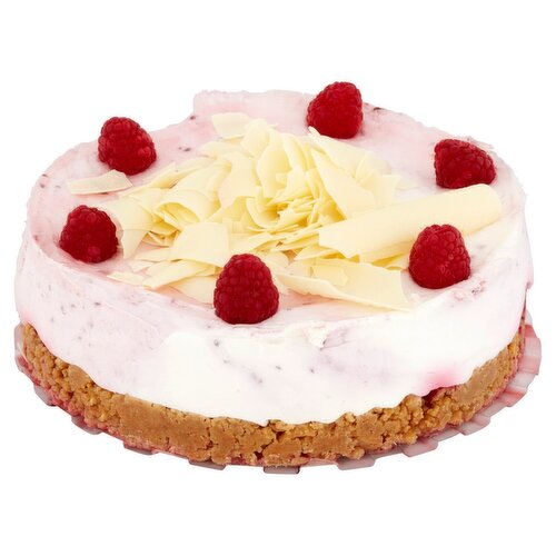 Raspberry & White Chocolate Cheese Cake (1 Piece)