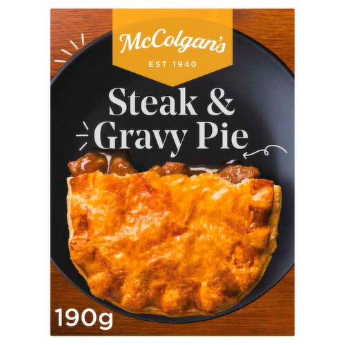 McColgan's Steak & Gravy Pie (190 g)