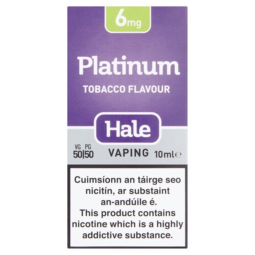 Hale Platinum E-Liquid 10ml (1 Piece)