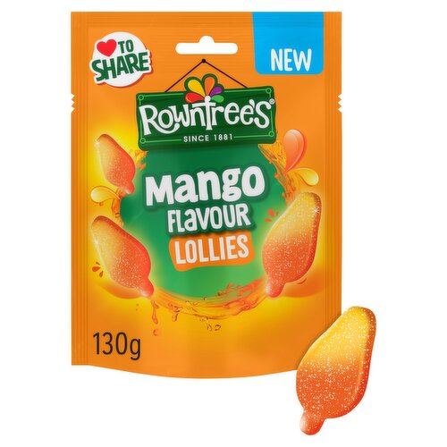 Rowntree's Mango Lollies Pouch (130 g)