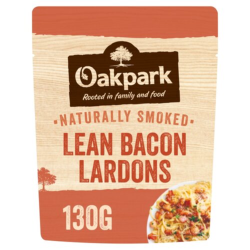 Oakpark Naturally Smoked Premium Bacon Lardons (130 g)