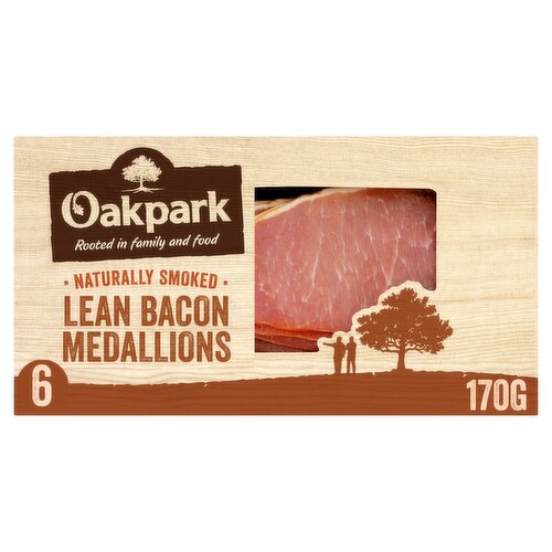 Oakpark Naturally Smoked Bacon Medallions (170 g)