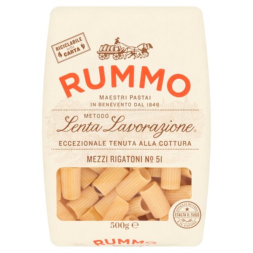 Rummo Mezzi Rigatoni Pasta (500 g)