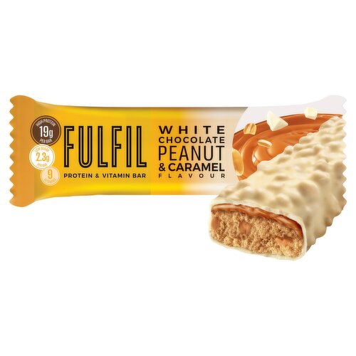 Fulfil White Chocolate Peanut Caramel Vitamin & Protein Bar (55 g)
