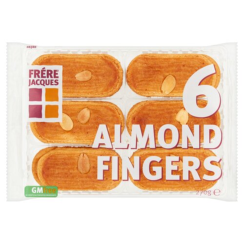 Frére Jacques Almond Fingers 6 Pack (270 g)