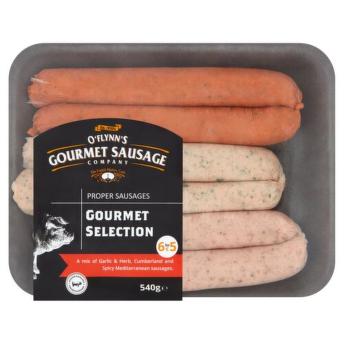 O'flynn's Gourmet Sausage Co Gourmet Selection Sausages (540 g)