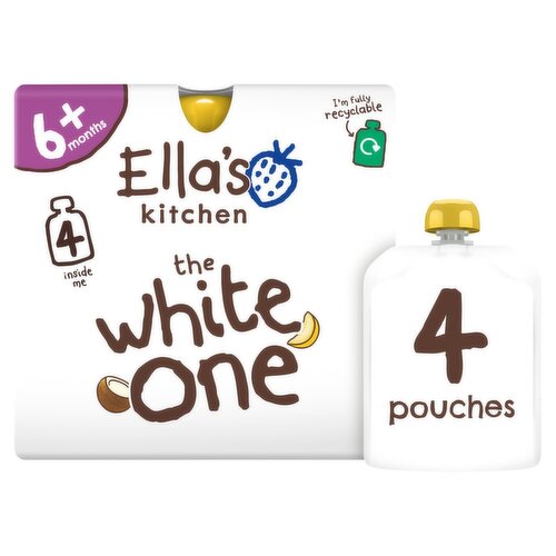 Ella's Kitchen The White One Smoothie 4 Pack (90 g)