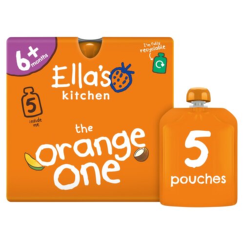 Ella's Kitchen The Orange One Smoothie 5 Pack (90 g)