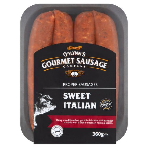 O'Flynn's Gourmet Sausage Co Sweet Italian Sausages (360 g)