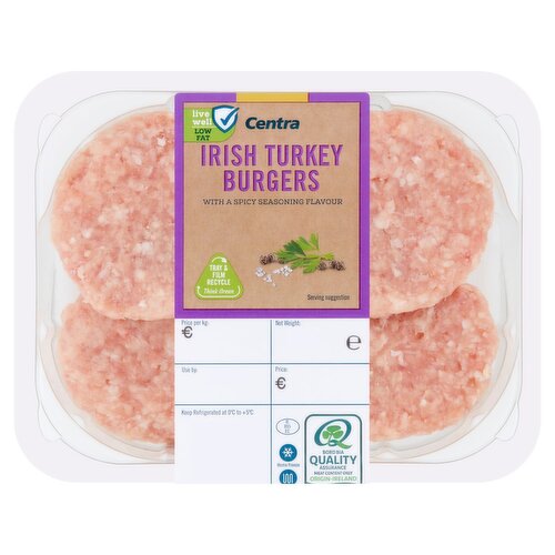 Centra Turkey Burgers (380 g)