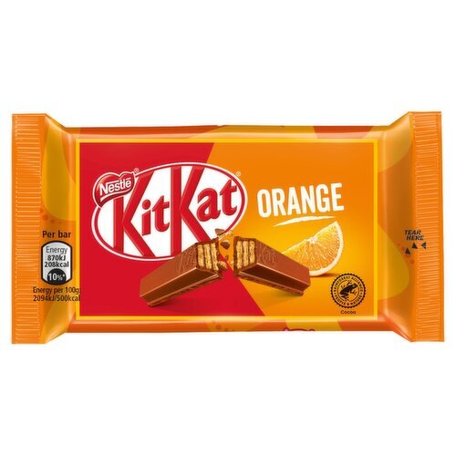 Nestle KitKat 4 Finger Orange Chocolate Bar  (41.5 g)