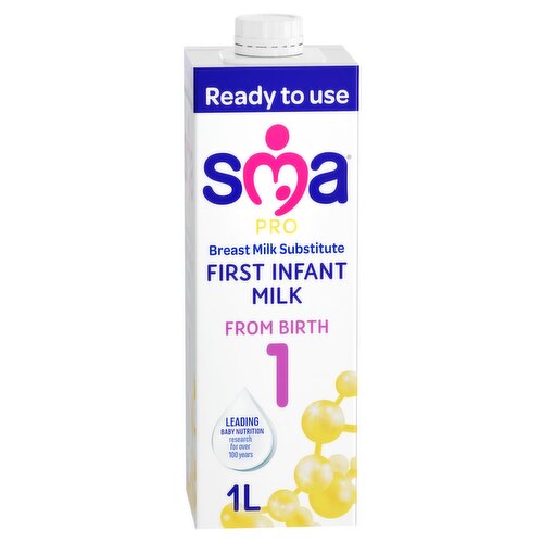 SMA Pro First Infant Milk From Birth (1 L)