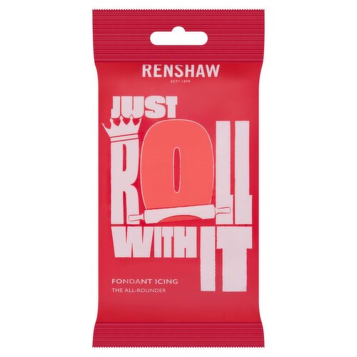 Renshaw Poppy Red Ready To Roll Icing (250 g)