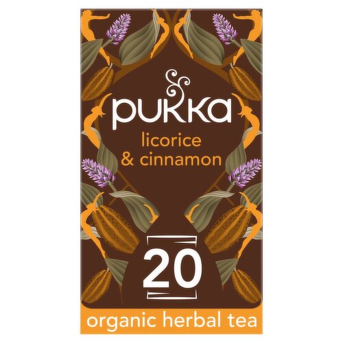 Pukka Organic Licorice & Cinnamon Tea (60 g)